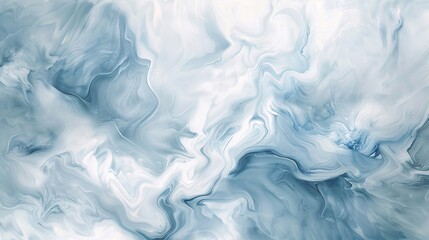 Wall Mural - Wintery Waves Generative AI