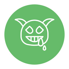 Sticker - Monster icon vector image. Can be used for Game Design.