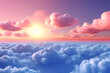 sky background with clouds