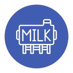 Milk Tank icon vector image. Can be used for Agriculture.