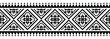 © PARINYAS - Ethnic border ornament. Geometric ethnic oriental seamless pattern. Stripe vector illustration. Native American Mexican African Indian tribal style. Design border, textile, fabric, clothing, carpet.