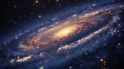 Wall Mural - space galaxy background
