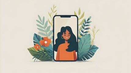 Poster - Smartphone Video Call Connecting Loved Ones Across Continents with Space for Stories on Connectivity
