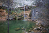 Fototapeta  - Beautifull waterfall at Campdevanol, Catalonia