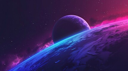 Wall Mural - vast space background is perfect for promoting astronomy, featuring a stunning backdrop of stars and