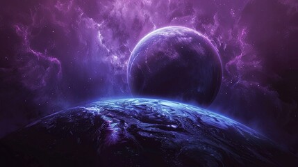 Wall Mural - vast space background is perfect for promoting astronomy, featuring a stunning backdrop of stars and