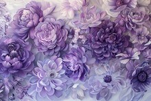 Purple Flower Power A Monthly Celebration Of Violet Beauty Generative AI