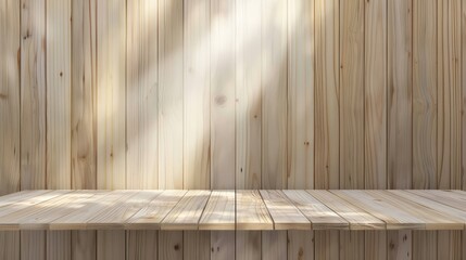 Sticker - Wood texture background. Generative AI