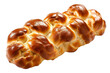 Braided Challah Bread isolated on transparent background