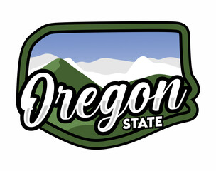 Wall Mural - oregon state united states of america