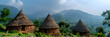 Ethiopian Traditional Huts in the Central Highla ,
Green rice paddy hut in Bali rural landscape, famous travel destination
