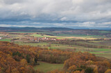 Fototapeta  - Herbstliche Aussicht in Oberfranken Deutschland
