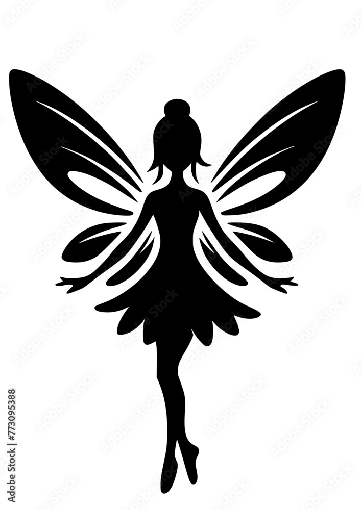 Fairy Silhouette SVG, Fairy Clipart, Fairy SVG Cut File for Cricut ...