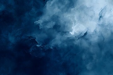  Abstract watercolor paint background dark blue color grunge texture and white space for text
