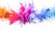 Colorful Powder Blasts: Stunning Visuals Perfect