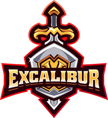 Wall Mural - Excalibur mascot