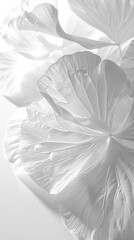 Canvas Print - A close up of a bunch of paper flowers