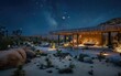 Minimalist Oasis, Finding Serenity in the Desert, Embracing Serenity,A Minimalist Desert Getaway, The Calm of a Minimalist Desert Hideaway Finding Peace, A Minimalist Desert Retreat Generative Ai