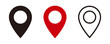 © golo - Flat icon set of location and map pins