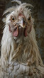 Portret na bardzo starego kurczaka