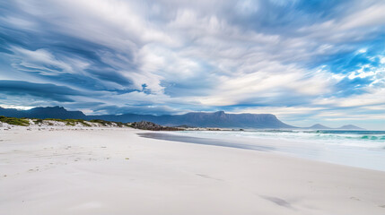 Wall Mural - sandy beach and sky