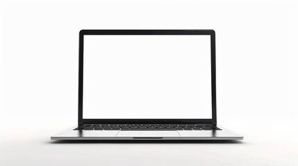 Leinwandbilder - Blank screen modern illustration of a modern computer laptop
