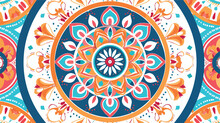 Hand Drawn Background. Mandala. Geometric Circle Elem