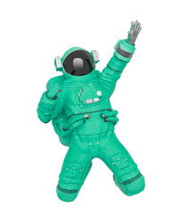 Wall Mural - astronaut in hopeless pose
