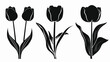 Tulip icon isolated sign symbol vector illustration