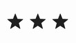 Vector star icon. black rating or favorite symbol 