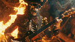 pirate skeleton playing guitar 2