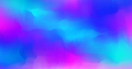 Poster - Colorful smooth abstract background on bright space with blurred gradient mesh decoration. Graphic design element soft colored style concept for banner, flyer, card, brochure cover, or landing page