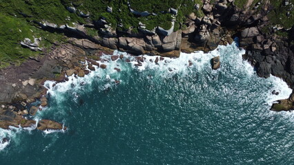 Wall Mural - Imagens Aereas da Ilha do Campeche em Florianópolis