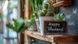 © pvl0707 - Happy Weekend' adorns a blackboard atop a wooden shelf, inviting relaxation and joy. Embrace the weekend vibes and invest in leisure.