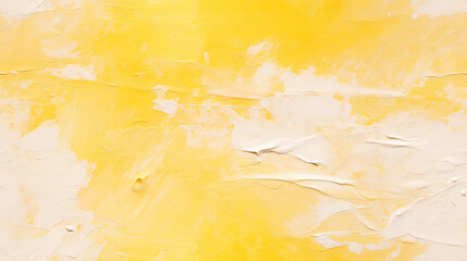 yellow and white brush strokes, stylish Art Texture Banner. macro Painting detail, repetitive tile background