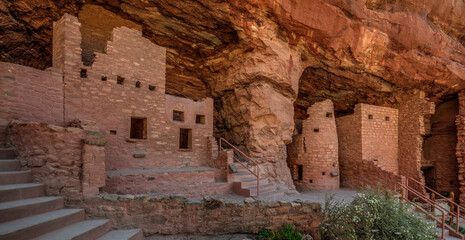 Cliff Dwellings In Manitou Springs Colorado