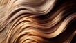 © pham - Detailed close-up showcasing the texture of wavy hair, with individual strands and waves clearly visible