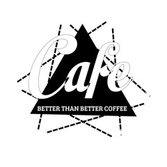 Canvas Print - cafe logo