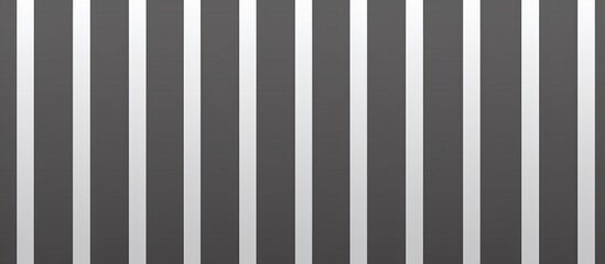 Poster - Detailed view of a monochromatic striped wallpaper featuring vertical lines in contrasting black and white shades