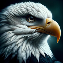 Close-up Portrait Of An Eagle