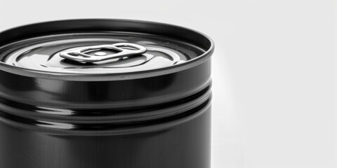 Poster - Close-up of a can of soda, perfect for beverage advertising