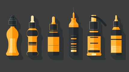 Poster - Assorted tools on a dark surface, ideal for industrial or construction concepts