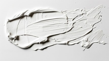 Aufkleber - Close up of white paint on a white surface. Suitable for design projects