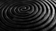 Abstract spiral design in black and white, suitable for various design projects