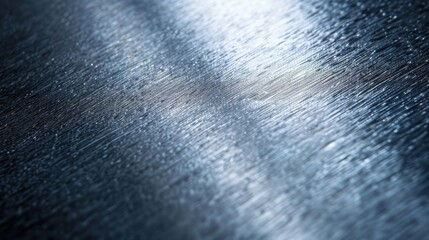 Canvas Print - A detailed view of a metal surface with a blurred background. Suitable for industrial concepts