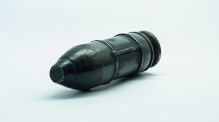 Poster - A small black object on a white surface, perfect for various design projects