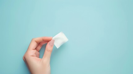Poster - A person holding a piece of paper, versatile image for various concepts