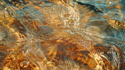 Poster - Close up view of water surface, suitable for backgrounds