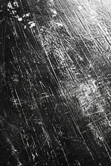 Poster - A simple black and white photo of a wooden table. Suitable for various design projects