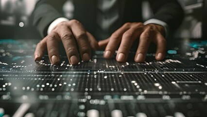 Poster - Financial insights: Tablet sales report, cryptocurrency. Cryptocurrency report: Tablet chart graph analysis